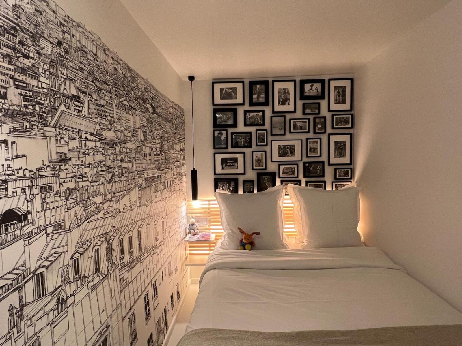 Appartement Design Quartier Montmartre-Sacre-Coeur! Paris Xviiie Exteriör bild